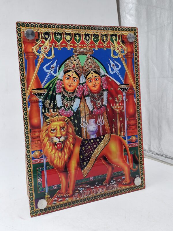 Religious Acrylic Photo Frame – Chamunda Mataji - Image 2